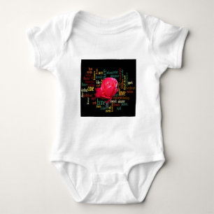 Body Heureuse Sainte-Valentin Aux Roses Rouges Élégante