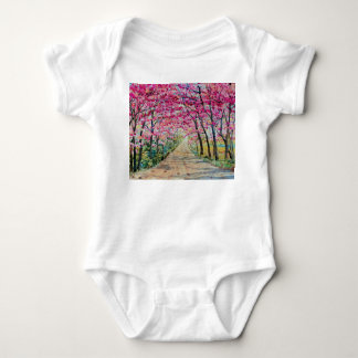 Body Himalaya Cherry Roadside Aquarelle Paysage