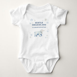Body Hiver Onederland Ours Polaire 1er Anniversaire
