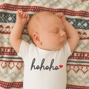 Body Ho Ho Christmas Heart Modern Minimalist