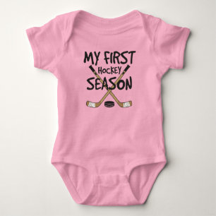 Body Hockey Baby Girl My First Hockey Season 1st