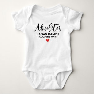 Body Hola Abuelitos Faire-part espagnole de grossesse