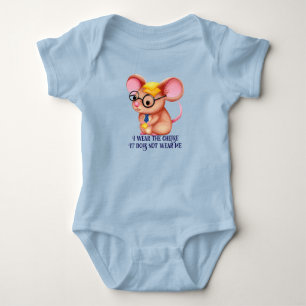 Body Homme Fromage Poilu Souris Cravate Lunettes Nerd