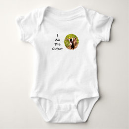 Body I Am The Cutest Kid (photo de bébé chèvre)