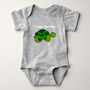 Body I Like Turtles - Bodysuit Baby Jersey