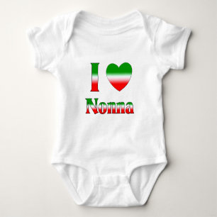 Body I Love Nonna (grand-mère italienne)