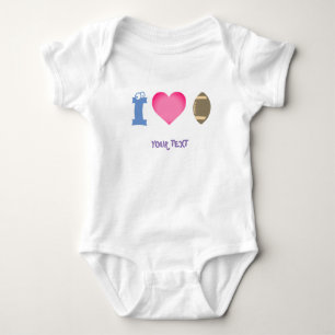 body I love soccer, drinks Baby Bodysuit