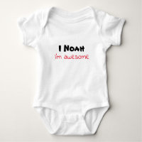 I Noah I'm Awesome bébé garçon bébé grandir