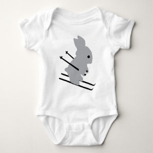 Body icône du lapin de ski