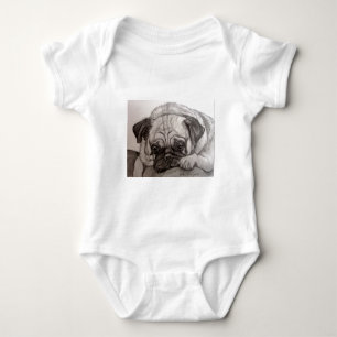 Body Illustration adorable de carlin par Carol Zeock