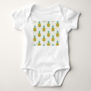 Body Illustration amusante Vintage ananas sans voile.
