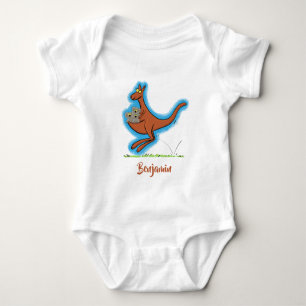 Body Illustration de dessin animé Cute kangaroo et koal