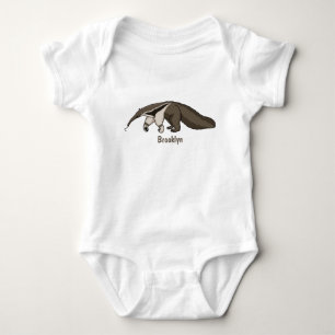 Body Illustration de dessin animé d'Anteater happy