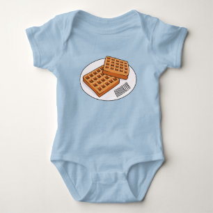 Body Illustration de gaufre