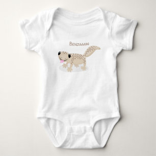 Body Illustration de gecko tan tan mignon