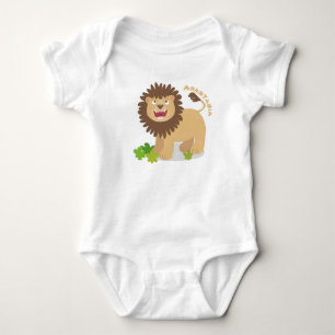 Body Illustration de l'effervescence de lions heureux
