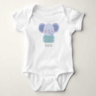 Body Illustration de l'éléphant mignon - Nom personnali