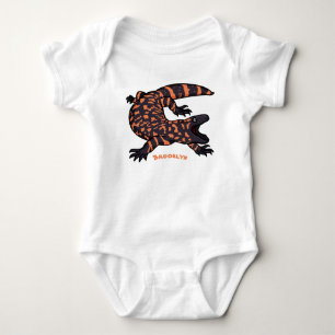 Body Illustration de lézard géant affamé