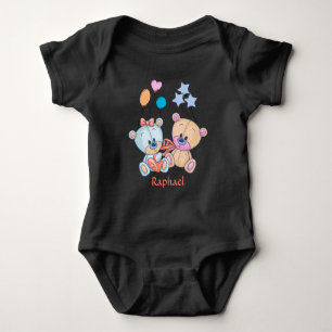 Body Illustration de mignons Nounours et ballons