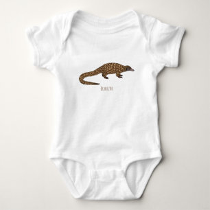 Body Illustration de pangolin à queue longue
