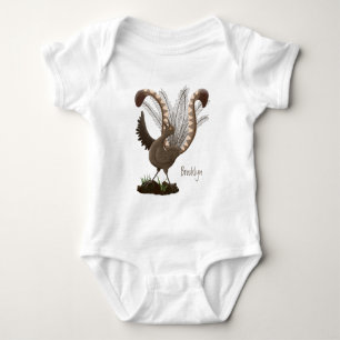 Body Illustration de superbe et superbe lyrebird