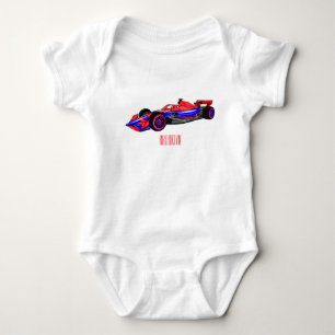 Body Illustration de voiture de course professionnelle