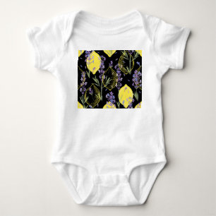 Body Illustration Vintage Lavande Florale Lemons