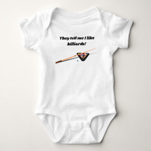Body Ils Me Disent Que J'Aime Le Bodysuit Billard Bébé