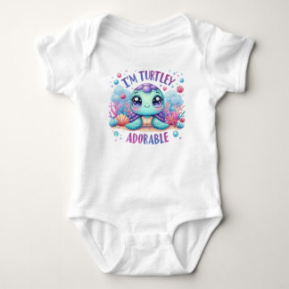 Body "I'm Turtley Adorable" Bodysuit Baby Jersey