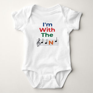 Body I'm With The Band Music Baby Bodysuit