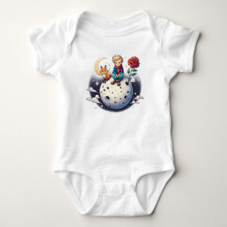 Body Infantil com Estampa do Pequeno Príncipe