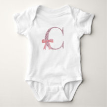 Initiale personnalisée pour la petite fille "C"