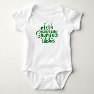 Body Irish Kisses St Patrick's Day Baby Bodysuit
