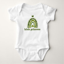 Irlandaise St. Patrick's Day Green Boho Rainbo