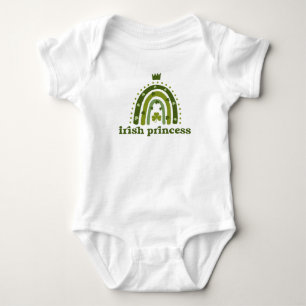 Body Irlandaise St. Patrick's Day Green Boho Rainbo