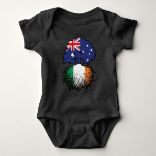 Body Irlande Australie Australie drapeau des racines d'