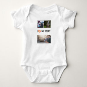 BODY J'ADORE MES VÊTEMENTS BÉBÉS DORÉS PHOTO PERSONNALI