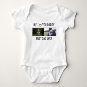 BODY J'ADORE MES VÊTEMENTS BÉBÉS DORÉS PHOTO PERSONNALI
