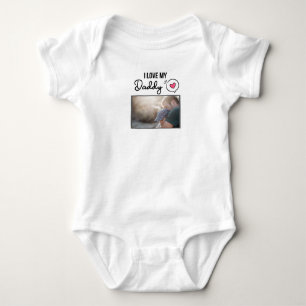 BODY J'ADORE MES VÊTEMENTS BÉBÉS DORÉS PHOTO PERSONNALI