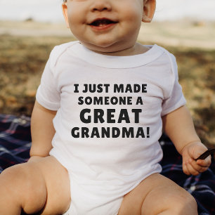 Body J'Ai Fait De Quelqu'Un Un Grand Petit Cadeau Bébé