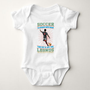 Body J'Ai Joué Au Football Avec Ma Tête De Bébé Bodysui