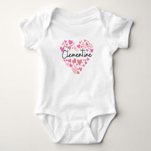 Body J'aime Clementine - Coeurs pour Clementine