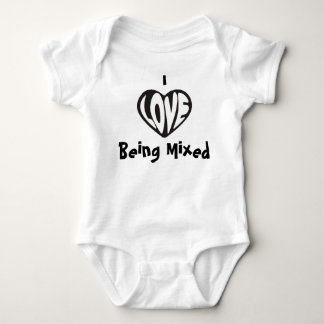 Body J'aime être gilet mélangé de bébé