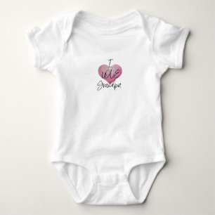Body J'AIME GRANDPA bébé une pièce
