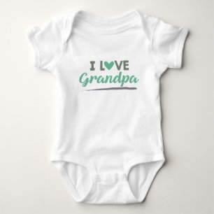 Body J'aime la combinaison unisexe de bébé de
