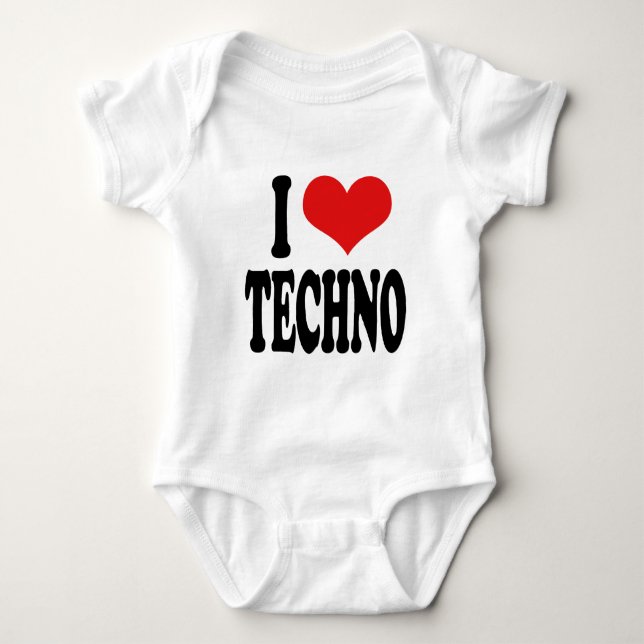 Body J'aime la techno (Devant)