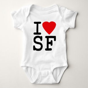 Body J'aime le coeur San Francisco