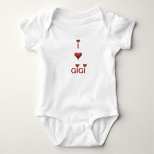 Body J'aime le nourrisson de bébé de Gigi