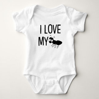 Body J'aime ma chemise drôle de bébé de tante