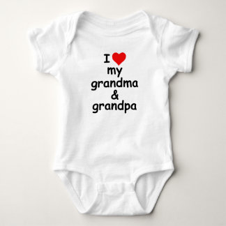 Body J'aime ma grand-mère et mon grand-père